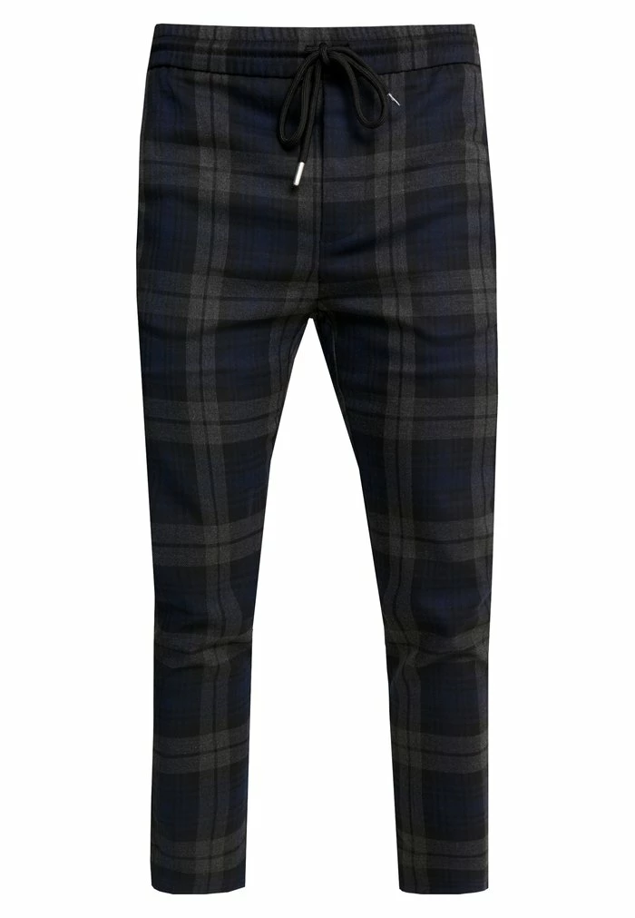 Budget 🌟 Only & Sons ONSLINUS CHECK PANT - Pantalon Classique - Dark Navy 👍 5 Budget 🌟 Only & Sons ONSLINUS CHECK PANT - Pantalon Classique - Dark Navy 👍 – Image 5