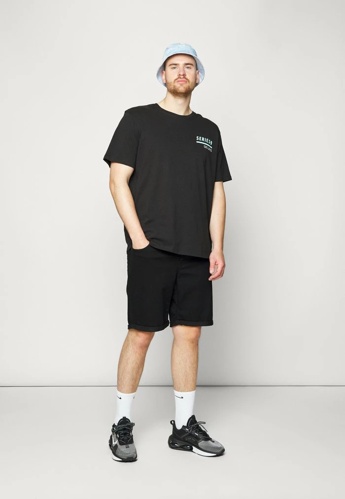 Vente flash 🤩 Only & Sons ONSPLY - Short En Jean - Black 👏 2 Vente flash 🤩 Only & Sons ONSPLY - Short En Jean - Black 👏 – Image 2