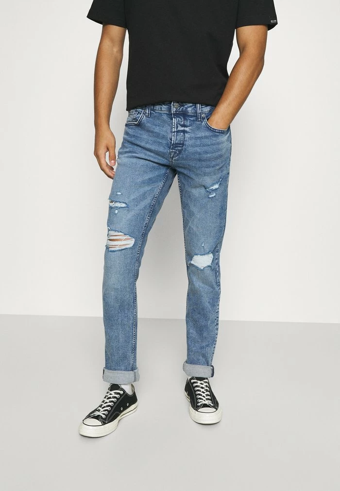 Sortie 👏 Only & Sons ONSLOOM LIFE - Jean Slim - Blue Denim 💯 4 Sortie 👏 Only & Sons ONSLOOM LIFE - Jean Slim - Blue Denim 💯 – Image 4