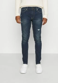 Acheter 👏 Only & Sons ONSWARP LIFE DAMAGE - Jean Slim - Blue Denim ⭐