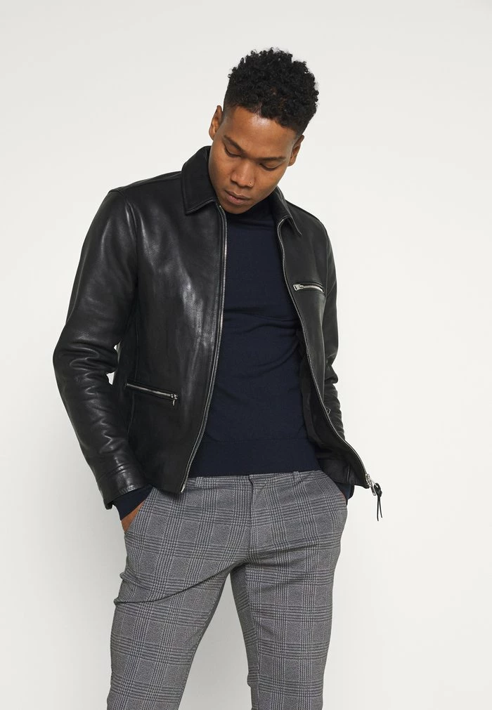 Le moins cher 👍 Only & Sons ONSMARK TAP PANT CHECK - Pantalon Classique - Black 🧨 4 Le moins cher 👍 Only & Sons ONSMARK TAP PANT CHECK - Pantalon Classique - Black 🧨 – Image 4