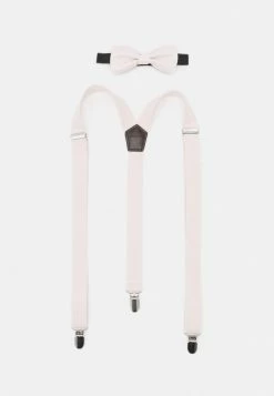 Budget 🌟 Only & Sons ONSBOWTIE SUSPENDER SET - Noeud Papillon - Rosewater 🛒
