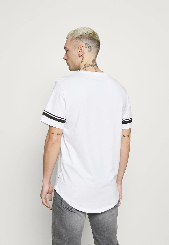 Budget 👍 Only & Sons ONSMATT LIFE LONGY STRIPE - T-shirt Imprimé - White ✔️ 3 Budget 👍 Only & Sons ONSMATT LIFE LONGY STRIPE - T-shirt Imprimé - White ✔️ – Image 3