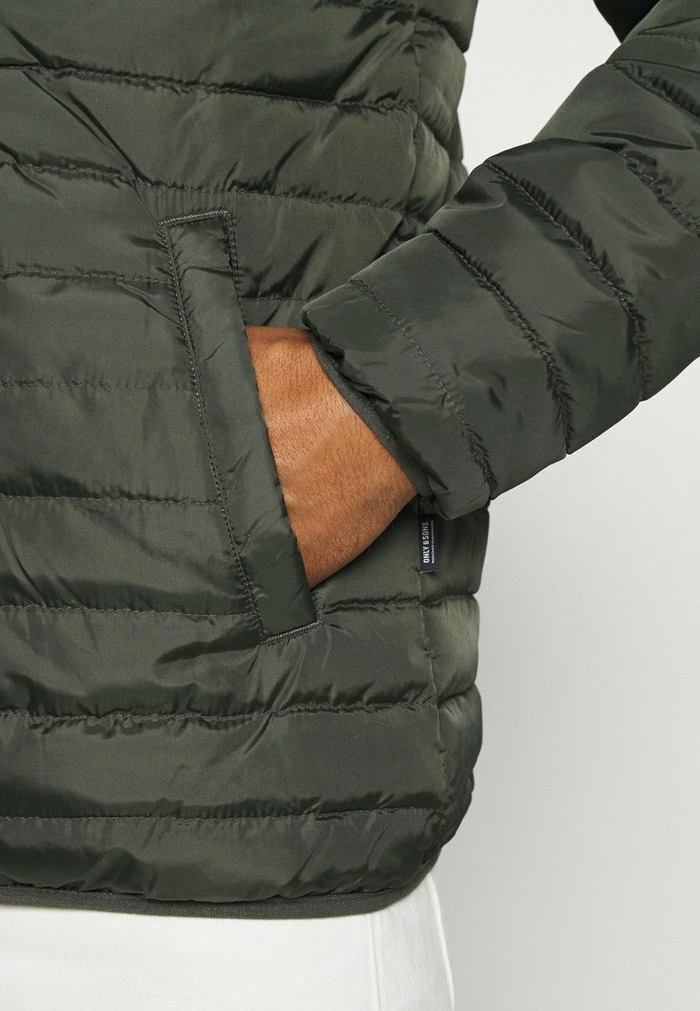 De gros 🧨 Only & Sons ONSPAUL QUILTED HOOD JACKET - Veste Mi-saison - Peat 😀 6 De gros 🧨 Only & Sons ONSPAUL QUILTED HOOD JACKET - Veste Mi-saison - Peat 😀 – Image 6
