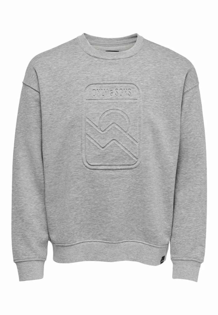 Meilleure affaire 😀 Only & Sons Sweatshirt - Light Grey Melange 😀 1 Meilleure affaire 😀 Only & Sons Sweatshirt - Light Grey Melange 😀