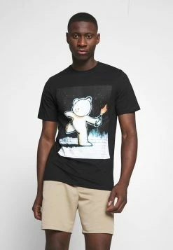 Vente flash 😍 Only & Sons ONSBANKSY - T-shirt Imprimé - Black 🎁