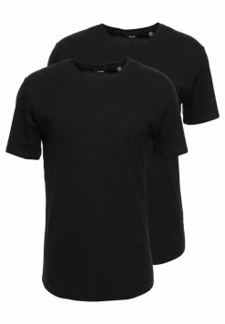 Remise 🌟 Only & Sons ONSMATT LONGY 2 PACK - T-shirt Basique - Black 😍 -Boutique Only & Sons 5cf8f5d5c37e4ca89353d115935448ef