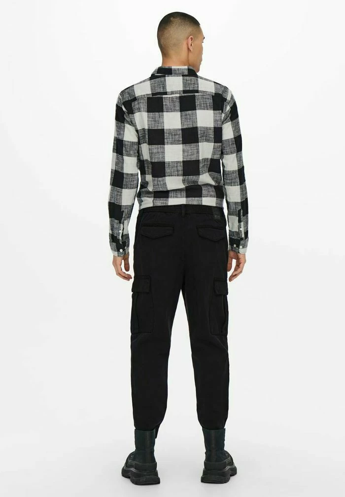 Bon marché 🌟 Only & Sons Pantalon Cargo - Black ⭐ 3 Bon marché 🌟 Only & Sons Pantalon Cargo - Black ⭐ – Image 3