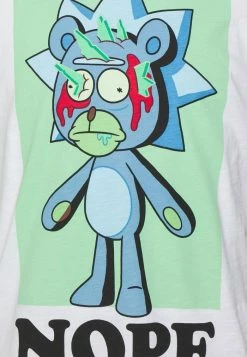 Vente flash 😀 Only & Sons ONSRICKNMORTY TEE UNISEX - T-shirt Imprimé - Bright White 🤩 -Boutique Only & Sons 5dbfaffbc1674ca392c5ef728766a07e