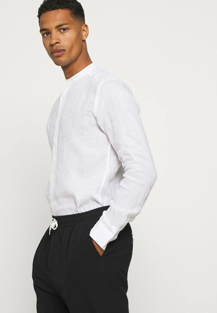 Remise 💯 Only & Sons ONSKARLO MAO SHIRT - Chemise - White 🧨 4 Remise 💯 Only & Sons ONSKARLO MAO SHIRT - Chemise - White 🧨 – Image 4