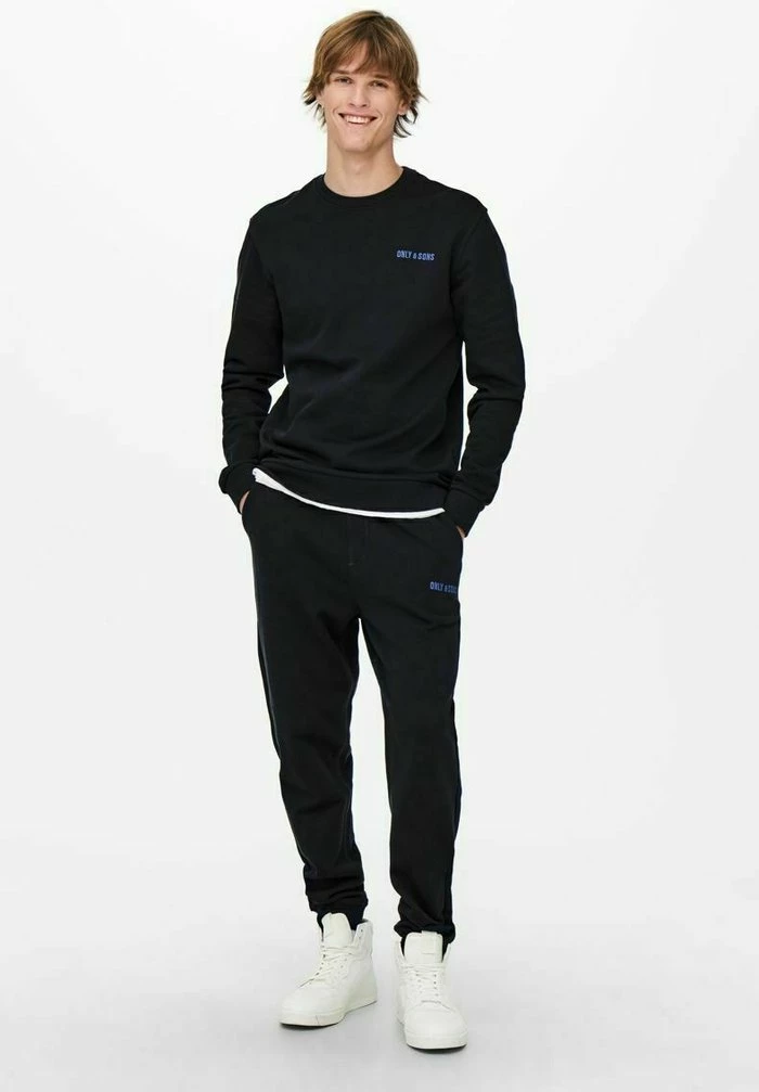 Le moins cher ⭐ Only & Sons Sweatshirt - Dark Navy ⌛ 2 Le moins cher ⭐ Only & Sons Sweatshirt - Dark Navy ⌛ – Image 2