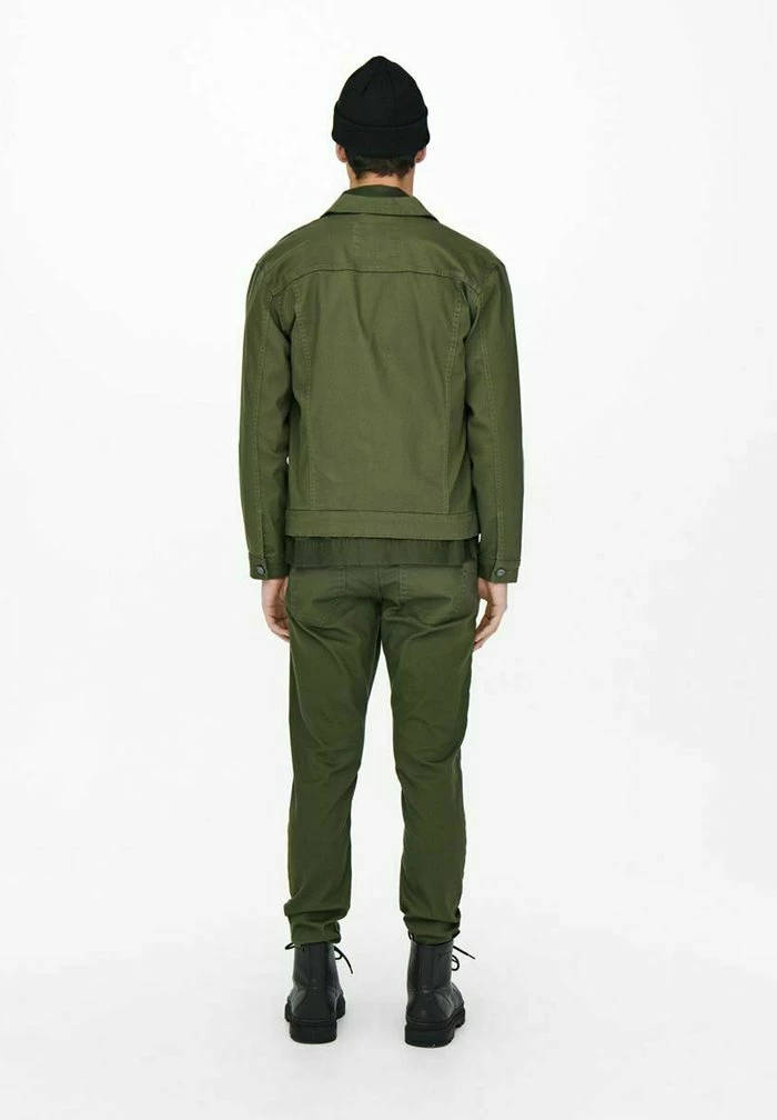 Meilleur prix 🧨 Only & Sons Veste En Jean - Olive Night 🎉 3 Meilleur prix 🧨 Only & Sons Veste En Jean - Olive Night 🎉 – Image 3