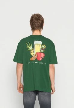 Meilleur prix 😀 Only & Sons ONSISMAEL - T-shirt Imprimé - Dark Green 💯