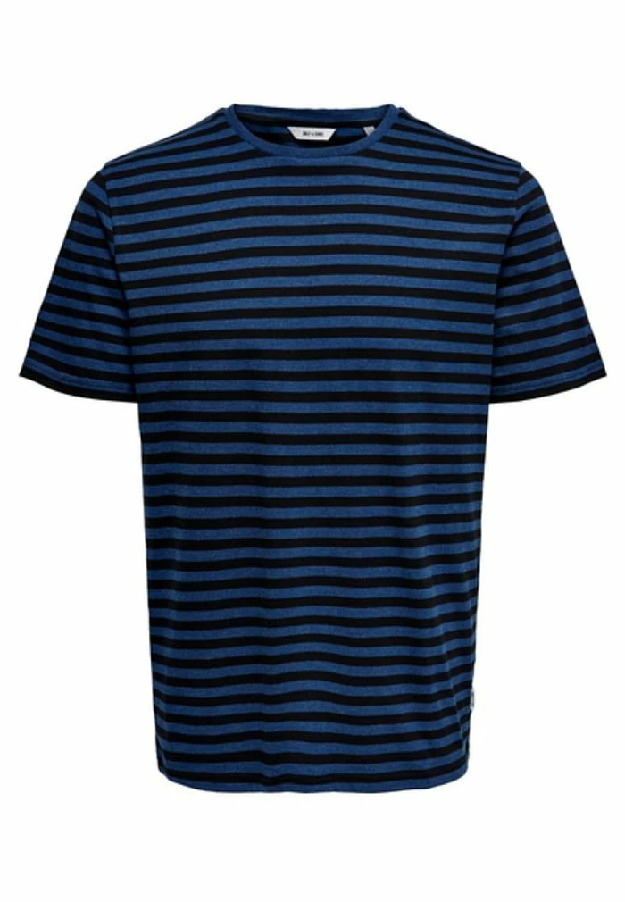 De gros 🛒 Only & Sons ONSJAMIE LIFE SS STRIPE REG TEE NOO - T-shirt Imprimé - Estate Blue 🛒 1 De gros 🛒 Only & Sons ONSJAMIE LIFE SS STRIPE REG TEE NOO - T-shirt Imprimé - Estate Blue 🛒
