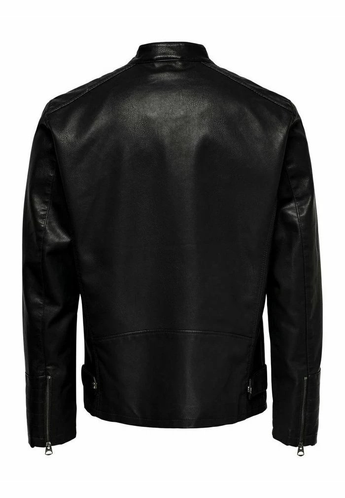 Grosses soldes ✔️ Only & Sons Veste En Similicuir - Black 🔥 2 Grosses soldes ✔️ Only & Sons Veste En Similicuir - Black 🔥 – Image 2