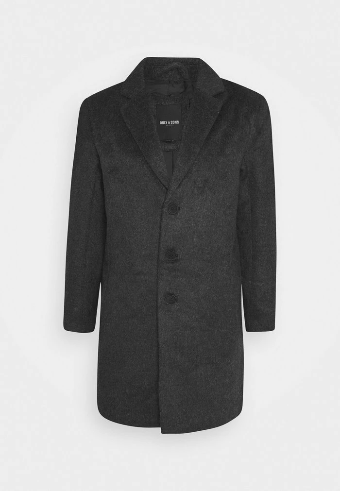 Budget ✔️ Only & Sons Manteau Classique - Dark Grey Melange 🤩 5 Budget ✔️ Only & Sons Manteau Classique - Dark Grey Melange 🤩 – Image 5