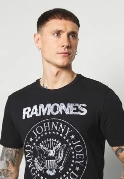 Grosses soldes ❤️ Only & Sons ONSRAMONES FRONT PRINT TEE - T-shirt Imprimé - Black ❤️ -Boutique Only & Sons 63238470e18742568c9703acd1ef3332