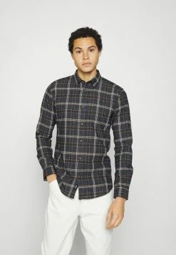 Grosses soldes 🌟 Only & Sons ONSMAZI LIFE CHECKED - Chemise - Dark Navy ⭐