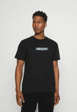 Promo 🔥 Only & Sons ONSPINT RAGLAN TEE - T-shirt Imprimé - Black ⭐