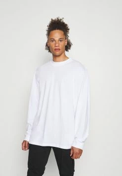 Meilleur prix 🎁 Only & Sons ONSVILMOS LIFE MOCK NECK TEE - T-shirt à Manches Longues - White 🤩