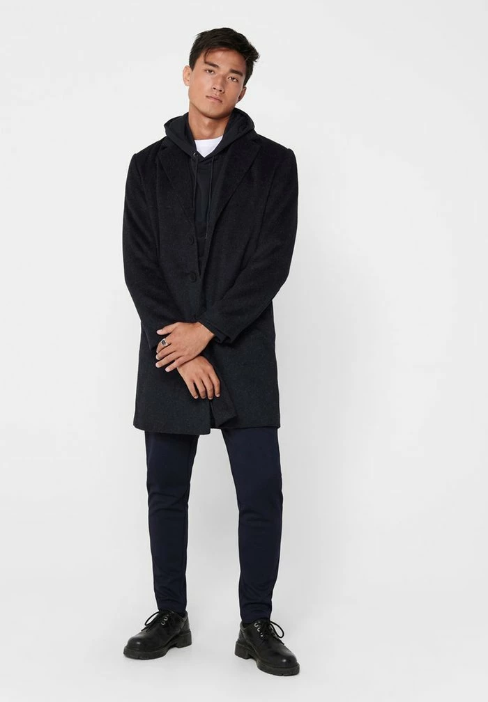Promo 😀 Only & Sons Manteau Classique - Night Sky ✔️ 2 Promo 😀 Only & Sons Manteau Classique - Night Sky ✔️ – Image 2