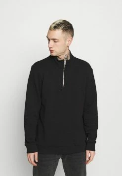 Bon marché 🎁 Only & Sons ONSCERES LIFE HALF ZIP - Sweatshirt - Black 🛒