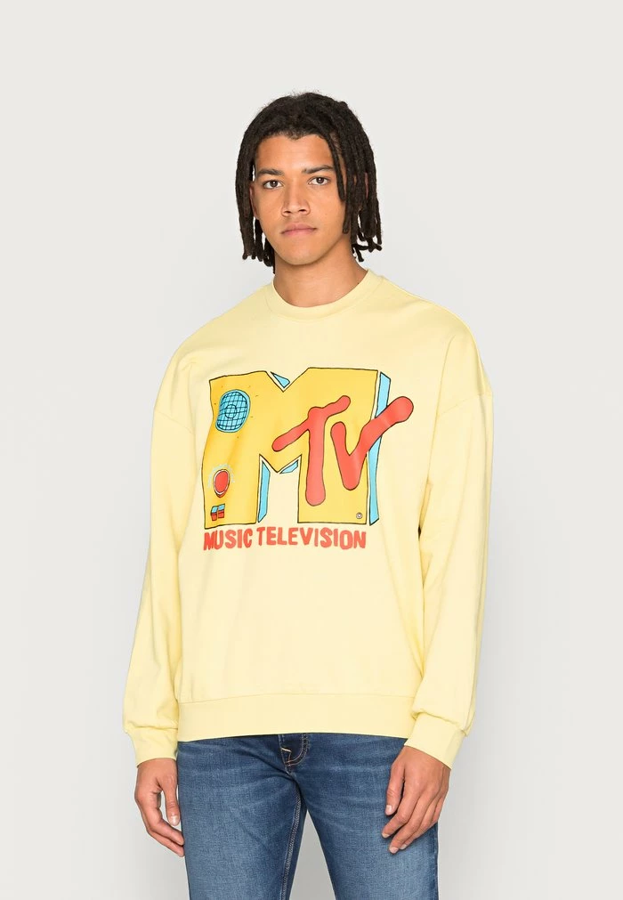 De gros đ Only & Sons MTV VINTAGE FIT CREW NECK - Sweatshirt - Custard â 1 De gros đ Only & Sons MTV VINTAGE FIT CREW NECK - Sweatshirt - Custard â