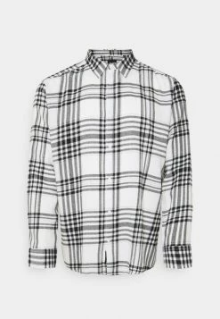 Grosses soldes ⌛ Only & Sons ONSNATE LIFE CHECK - Chemise - Star White 🔔