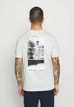 Bon marché 🧨 Only & Sons ONSPASTE LIFE TEE - T-shirt Imprimé - Glacier Gray 💯