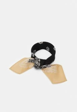 Le moins cher 👏 Only & Sons ONSHENRY BANDANA UNISEX - Foulard - Black/beige ✔️