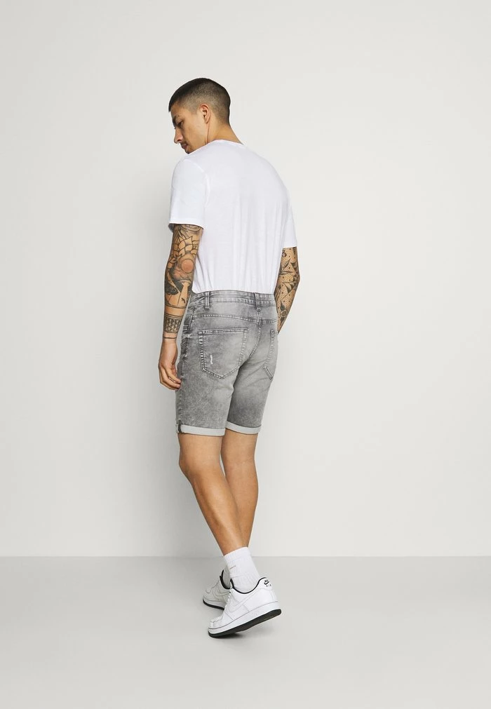 Nouveau 🎁 Only & Sons ONSPLY LIFE SHORTS - Short En Jean - Grey Denim 🎁 3 Nouveau 🎁 Only & Sons ONSPLY LIFE SHORTS - Short En Jean - Grey Denim 🎁 – Image 3