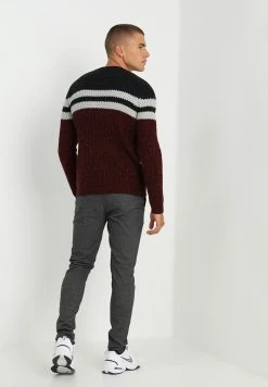 Les meilleures critiques de 🌟 Only & Sons ONSLAZLO STRIPED CREW NECK - Pullover - Cabernet 🌟 -Boutique Only & Sons 75c14b7f1491435fae6cd608e4403746