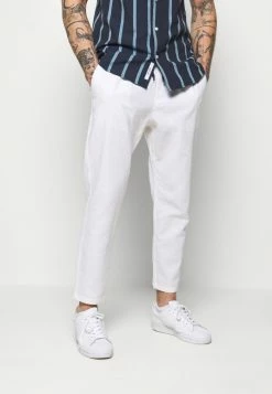 Meilleure affaire ✔️ Only & Sons ONSLINUS CROP - Pantalon Classique - Bright White 😀