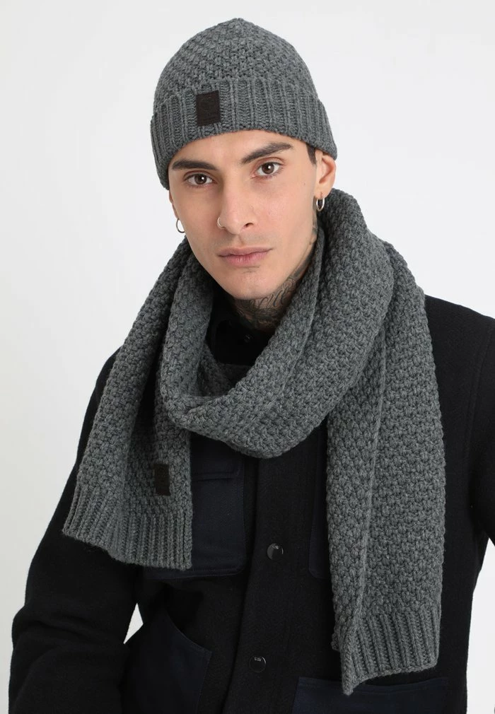 Meilleur prix ⭐ Only & Sons ONSCENZ BOX SCARF BEANIE SET - Écharpe - Medium Grey Melange 🔥 2 Meilleur prix ⭐ Only & Sons ONSCENZ BOX SCARF BEANIE SET - Écharpe - Medium Grey Melange 🔥 – Image 2