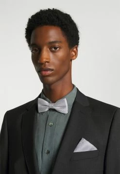 Meilleur prix 😍 Only & Sons ONSTOBIAS PATTERN BOWTIE SET - Noeud Papillon - Quiet Grey ⌛