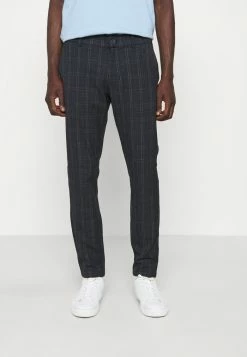 Top 10 🤩 Only & Sons ONSMARK CHECK TAPERED - Chino - Dark Navy 💯