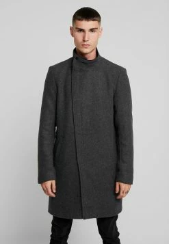 Coupon ⌛ Only & Sons ONSOSCAR COAT - Manteau Classique - Dark Grey Melange 🎁