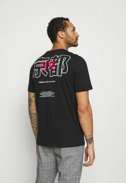 De gros 🤩 Only & Sons ONSAKI LIFE TEE - T-shirt Imprimé - Black 🤩