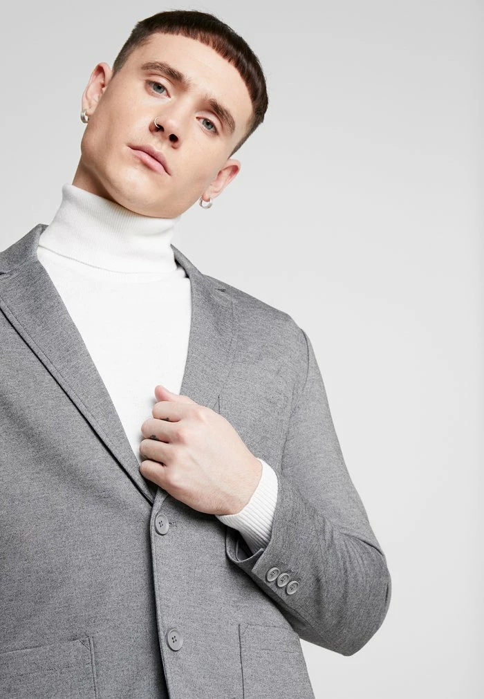 Acheter 🛒 Only & Sons ONSMARK - Blazer - Medium Grey Melange 🧨 5 Acheter 🛒 Only & Sons ONSMARK - Blazer - Medium Grey Melange 🧨 – Image 5
