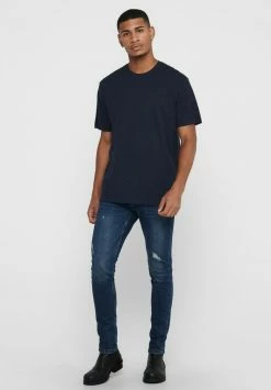 Budget 👏 Only & Sons T-shirt Basique - Midnight Navy ⭐