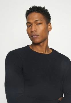 Budget 🤩 Only & Sons ONSLEXON LIFE STRUCTURE CREW NECK - Pullover - Dark Navy 🎁 -Boutique Only & Sons 84fd18b3b08642439e2b53764108ff60