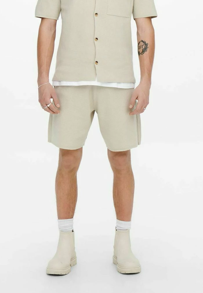 Remise 🧨 Only & Sons Short - Silver Lining 👍 1 Remise 🧨 Only & Sons Short - Silver Lining 👍