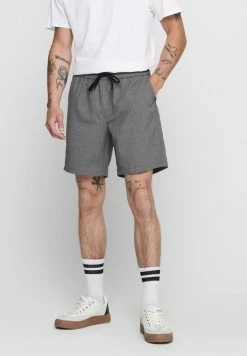 Meilleure vente ✨ Only & Sons Short - Light Grey Melange 👍
