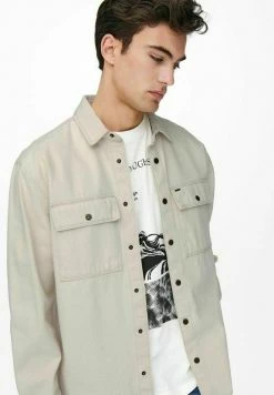 Nouveau 🌟 Only & Sons Chemise - Ecru ⭐ -Boutique Only & Sons 8a090d75294e444da45e60e0f8b509de