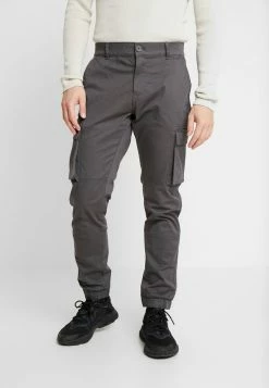 Top 10 💯 Only & Sons ONSCAM STAGE CUFF - Pantalon Cargo - Grey Pinstripe 👍