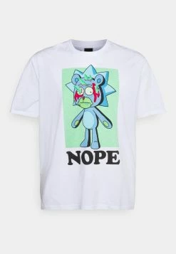 Meilleure vente 👍 Only & Sons ONSRICKNMORTY TEE - T-shirt Imprimé - Bright White 👏