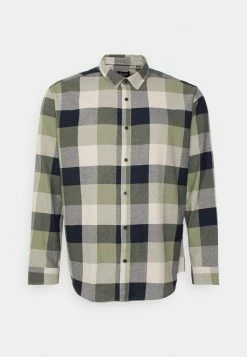 Tout neuf 🎁 Only & Sons ONSGUDMUND UNBRUSHED CHECK SHIRT - Chemise - Hedge Green 🔥