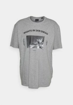 Acheter 😍 Only & Sons ONSGILBERT TEE - T-shirt Imprimé - Light Grey Melange ❤️