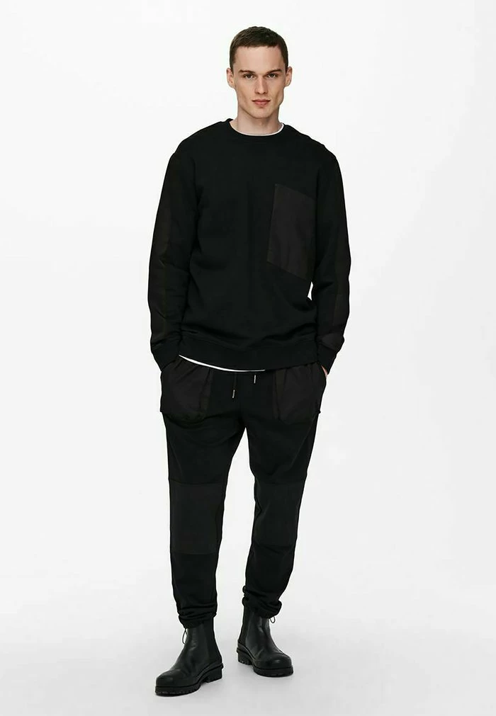 Acheter 🎉 Only & Sons Sweatshirt - Black ✨ 2 Acheter 🎉 Only & Sons Sweatshirt - Black ✨ – Image 2