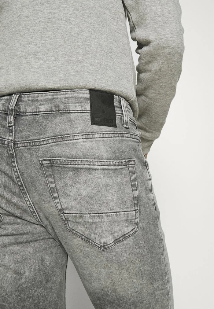Meilleure affaire ❤️ Only & Sons ONSLOOM SLIM - Jean Slim - Grey Denim 🔔 6 Meilleure affaire ❤️ Only & Sons ONSLOOM SLIM - Jean Slim - Grey Denim 🔔 – Image 6
